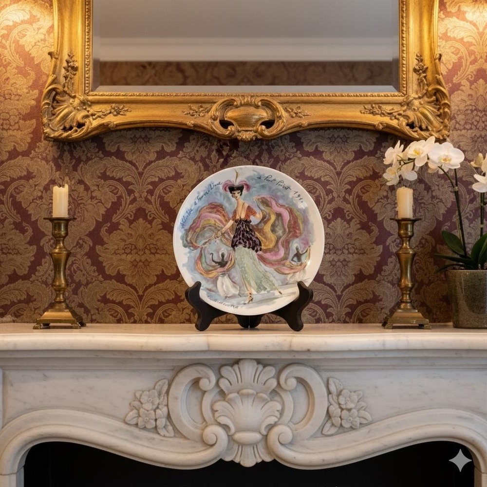 Vintage 8.5" Gaveav 1976 Collector Plate Liam's De Pairet - Picture 1 of 5